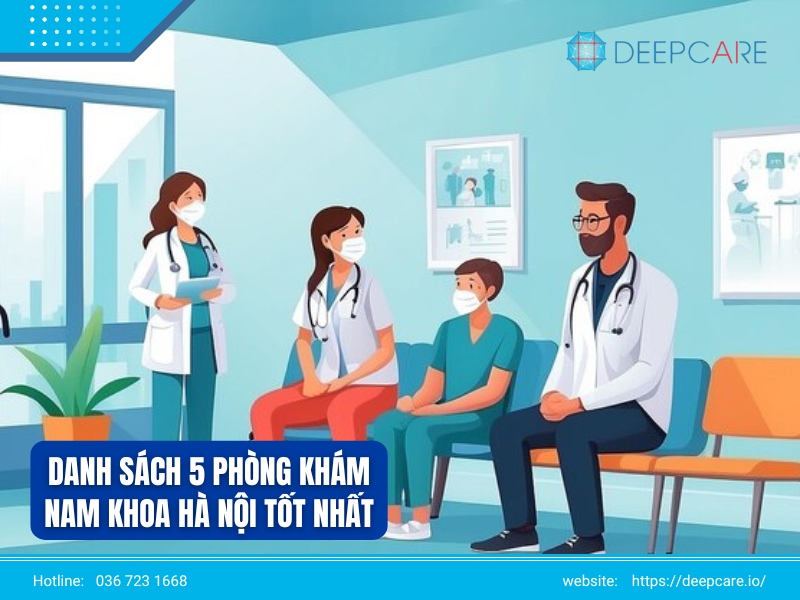 Danh sách 5 phòng khám nam khoa Hà Nội chất lượng, uy tín nhất