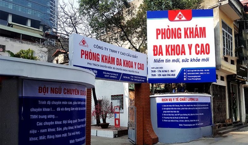 Phòng khám xương khớp tại Hà Nội - Phòng khám Y Cao